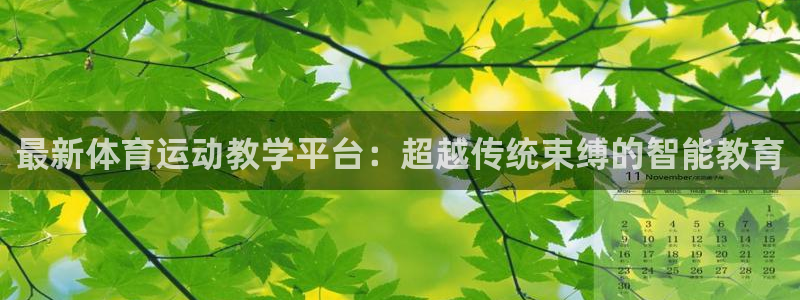 3377体育网页登录入口：最新体育运动教学平台：超越传统束缚的智能教育